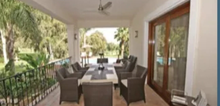 Stunning 6 bedroom villa front line golf Los Naranjos