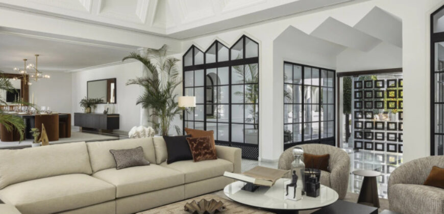 Palatial Estate with Moorish-Inspired Architecture & Refurbished Interiors