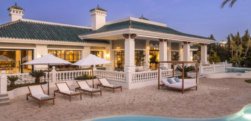 Palatial Estate with Moorish-Inspired Architecture & Refurbished Interiors