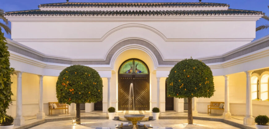 Palatial Estate with Moorish-Inspired Architecture & Refurbished Interiors