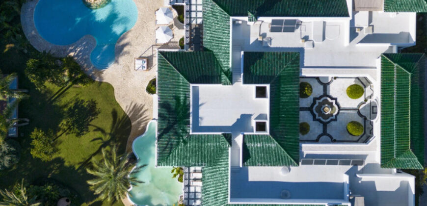 Palatial Estate with Moorish-Inspired Architecture & Refurbished Interiors
