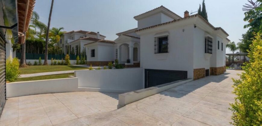 Tranquil and Luxurious 6 bedroom Villa in the heart of Marbella’s prestigious Nueva Andalucia.