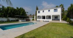 Tranquil and Luxurious 6 bedroom Villa in the heart of Marbella’s prestigious Nueva Andalucia.