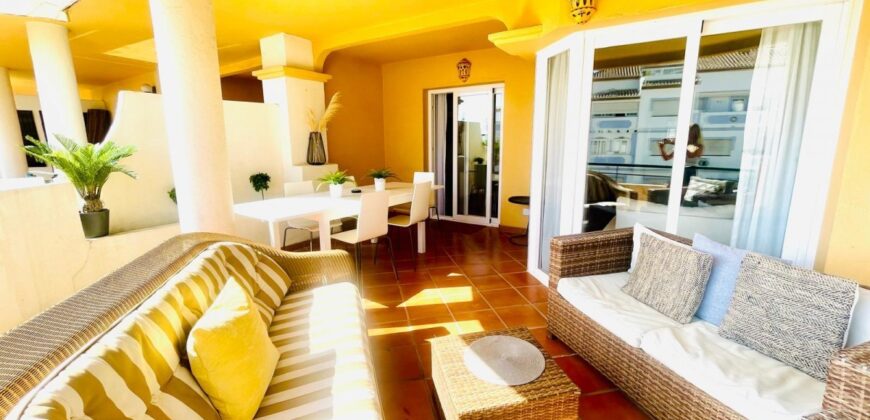 Lovely 3 bed, ground floor duplex apt in Señorio de Aloha.