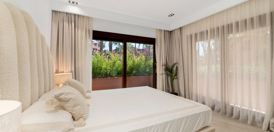 Fully Renovated 3 bed Ground Floor Apartment in Torre Bermeja, Estepona