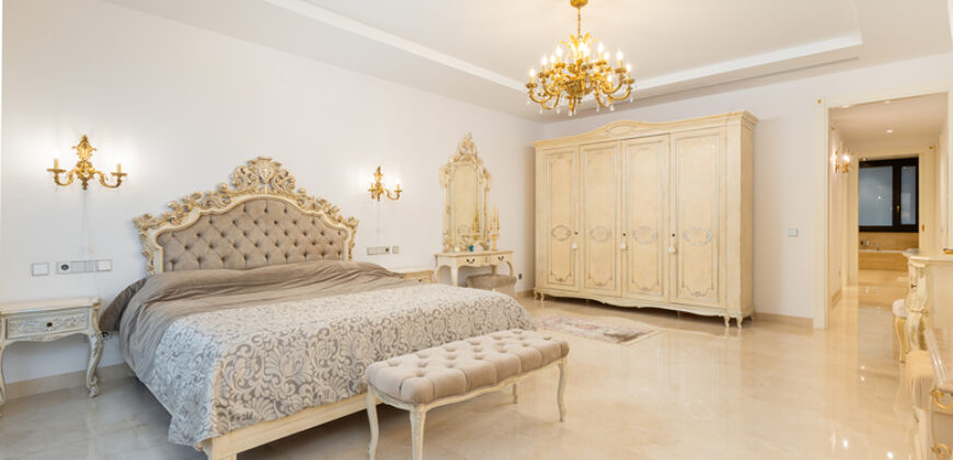 This spectacular newly built villa on the beach, Casasola, Estepona