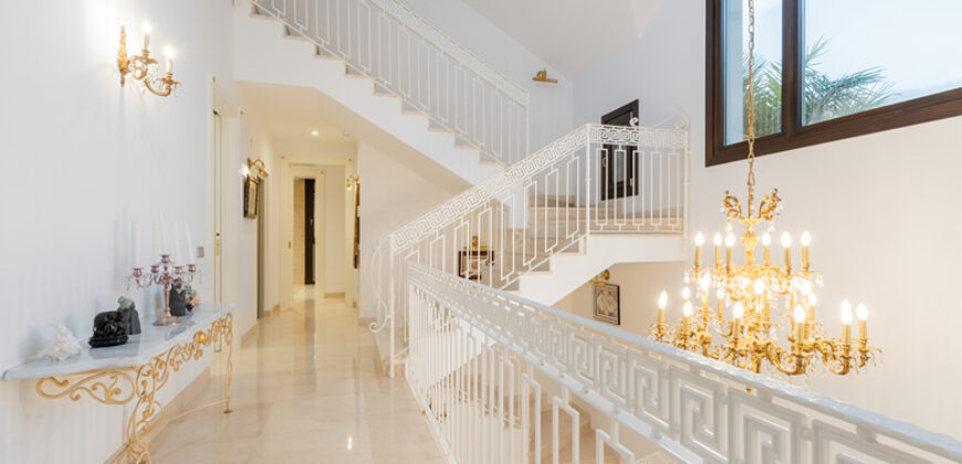 This spectacular newly built villa on the beach, Casasola, Estepona