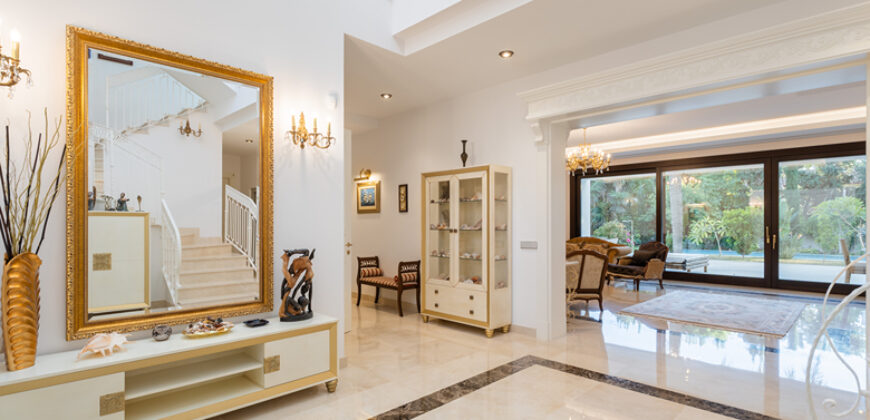 This spectacular newly built villa on the beach, Casasola, Estepona