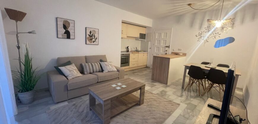 Bright & Spacious 1-Bedroom Apartment with Patio in Gated Community La Brisas, Nueva Andalucia